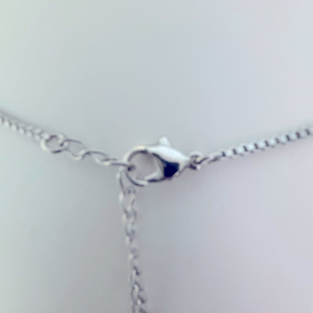 Silver Necklace with owl pendant - Picture 4 of 5